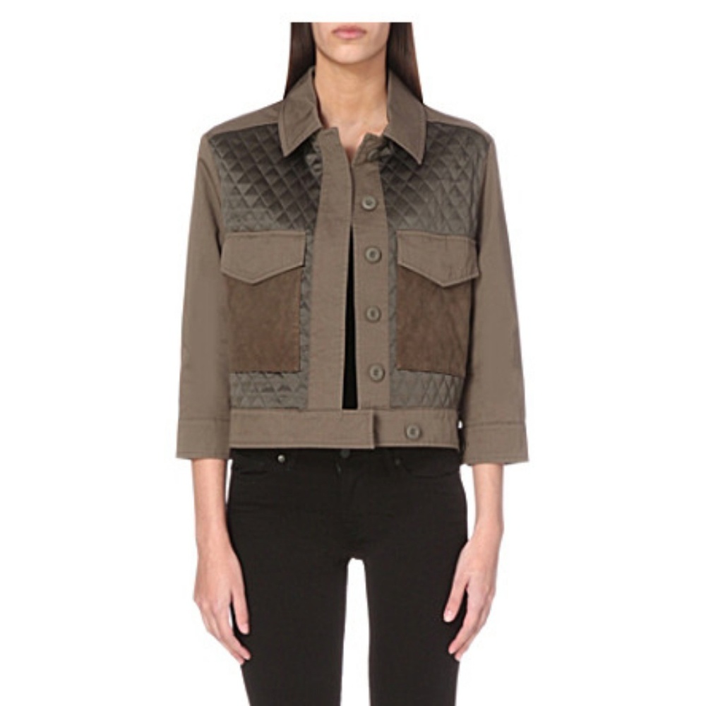SUPER RARE All Saints Lisson Quilted Jacket